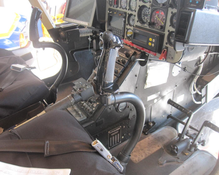 Bell 206L4 Cockpit